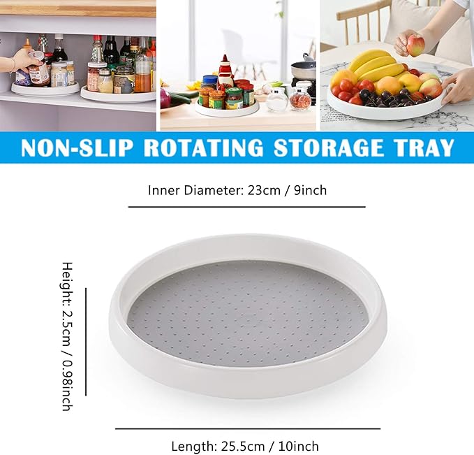 Pantry Lazy-Susan Turntable Cabinet Organizer - Image 2