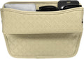 HARFINGTON Car Seat Gap Filler Organizer 11.5 x 8 x 2.1 Inch Leather Universal by HARFINGTON
