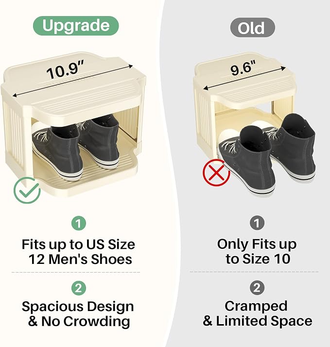 Kitstorack 10 Tiers Stackable Shoe Rack - Image 3