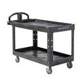 Rubbermaid Commercial Products BRUTE Heavy Duty 2-Shelf Utility/Service Cart by RubbermaidCommercialProducts
