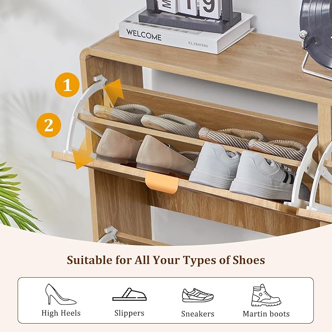 ORRD Shoe Storage Cabinet for Entryway - Image 3