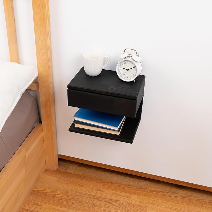 Floating Nightstand Side Accent or End Table - Image 3