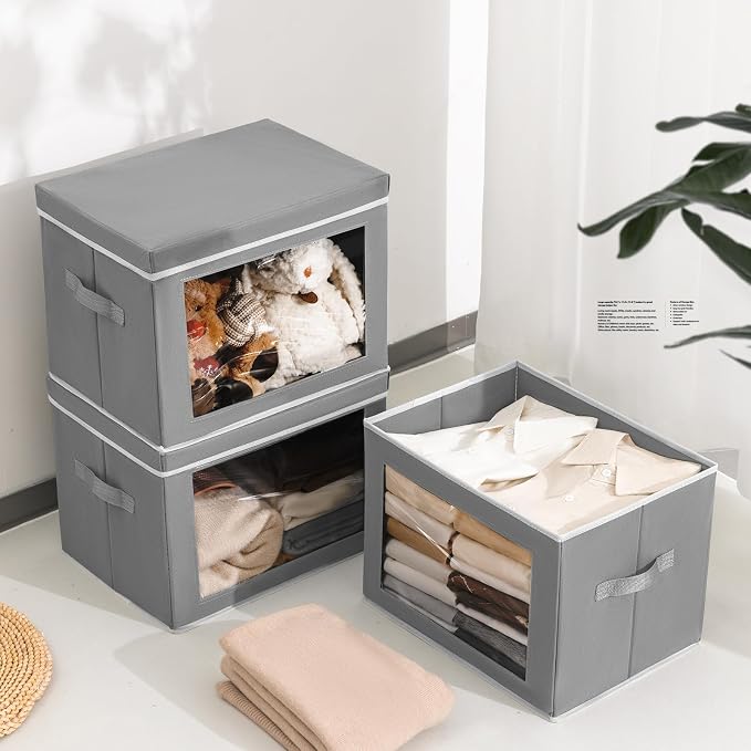 Large Storage Bins with Lids - Image 3