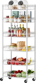 SINGAYE 6 Tier Basket Shelf Wire Shelving Unit Adjustable Storage Shelves Big by SINGAYE