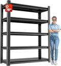 Metal Garage Shelving Unit, 5 Tier Heavy Duty Storage Shelf, and Industrial Use by OLLRRACT