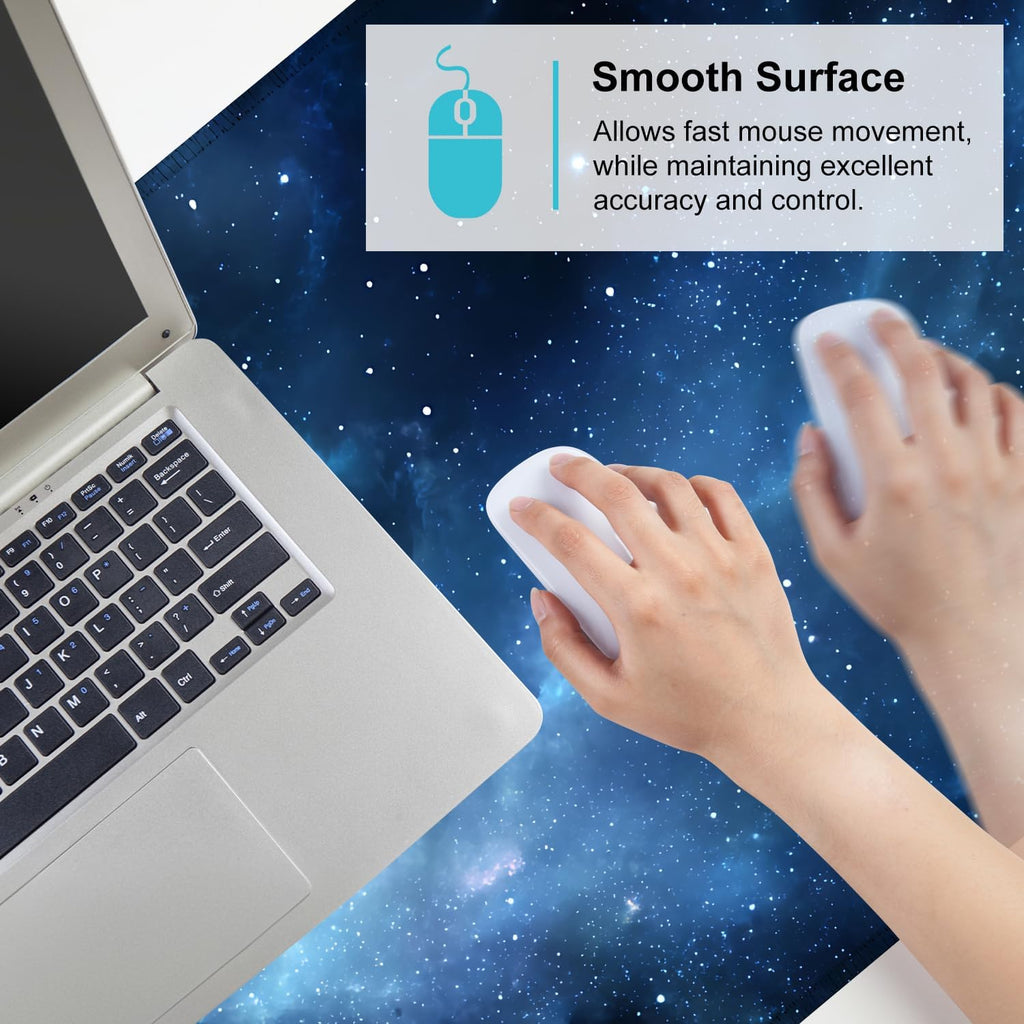 Galaxy Mouse Pad – Large Extended Desk Mat 35.43 x 15.75 in – Deep