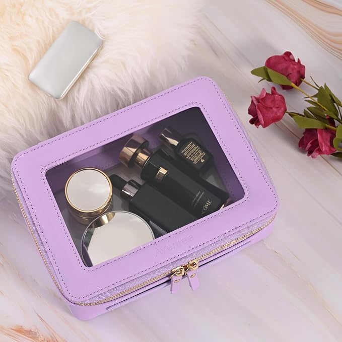 Aveniee Clear Makeup Bag Organizer, Large Travel Toiletry Bag - Image 4