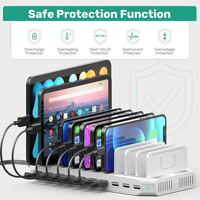 60W 10 Ports USB Charging Station - Image 4