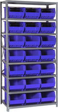 Quantum Storage Systems QSBU-255BL Giant Open Hopper Steel Shelving System by QuantumStorageSystems