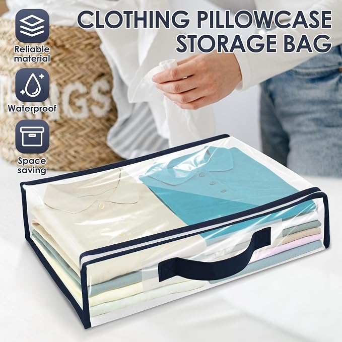 12 Pack Clear Storage Bags - Image 4