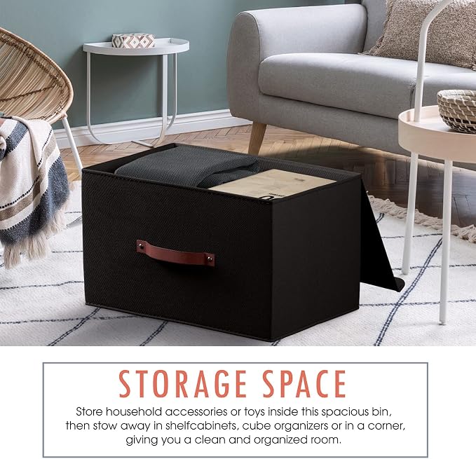 Ornavo Home 6 Pack Collapsible Storage Bins - Image 2