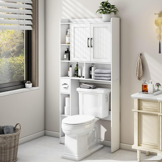 Over The Toilet Storage Cabinet, Farmhouse Storage Cabinet Over Toilet - Image 7