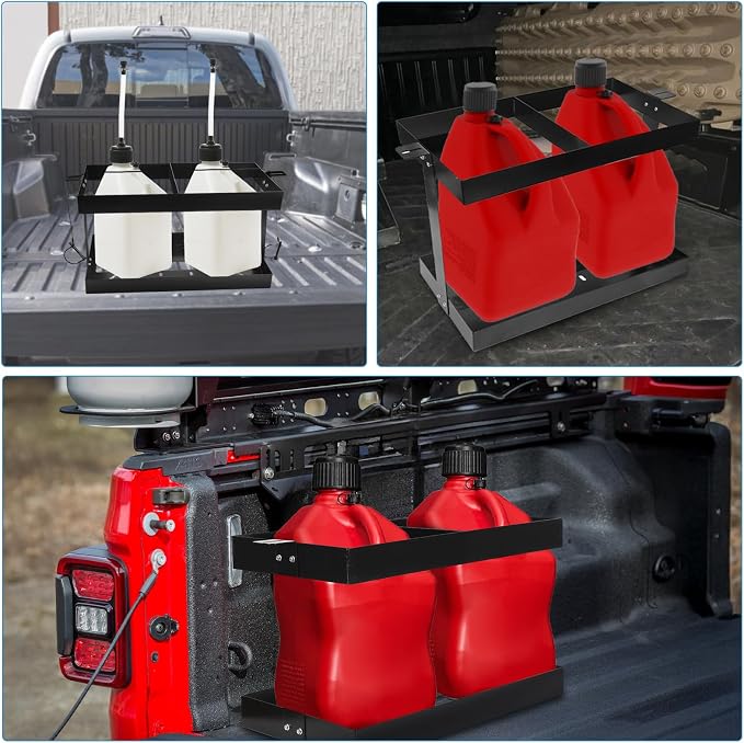 Fuel Jug Holder: Mineye Stainless Steel Gas Can Holder - Image 5