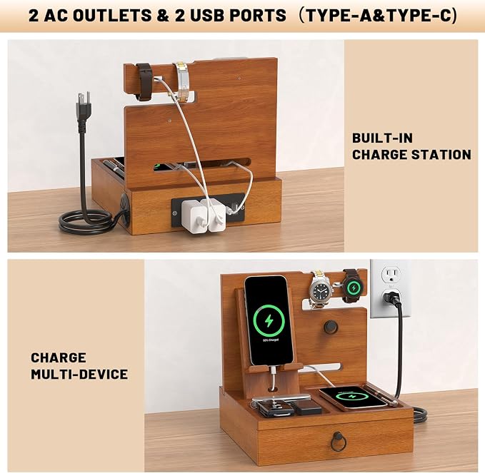 Wood Phone Docking Station - Image 2