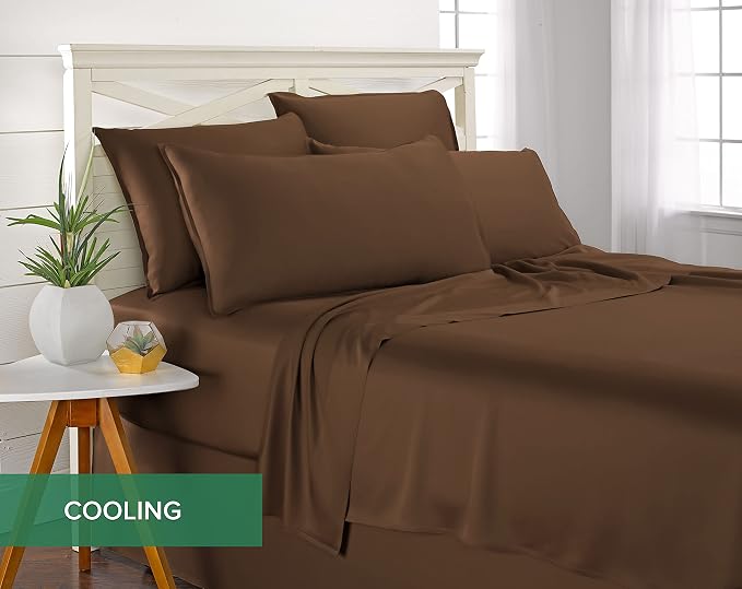 King Pillowcases by Pure Bamboo, Genuine 100% Organic Viscose Derived from - Image 5