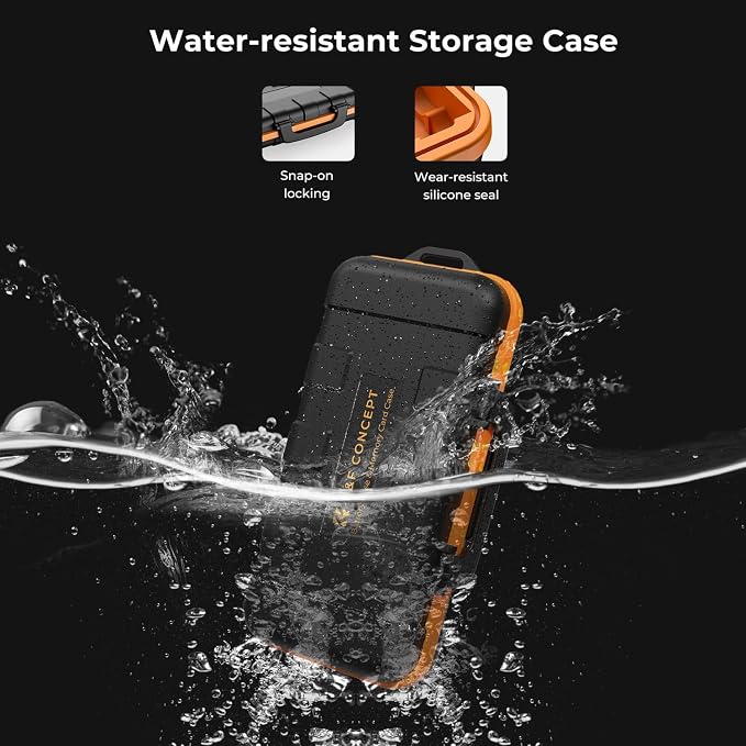 K&F CONCEPT Camera Battery SD Card Holder - Image 4