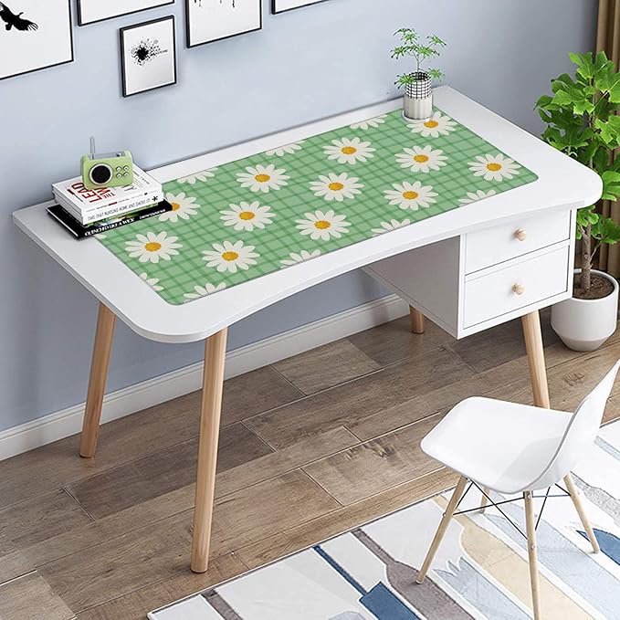 Daisy Floral Gaming Mouse Pad XXL Large Desk Mouse Pad Keyboard Mat - Image 7