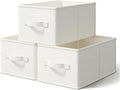 3 Pack Fabric Storage Bins for Shelves | 16.25x12x10in Closet | Collapsible by LaySpace-YourRoomOrganizer