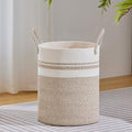VIPOSCO Large Laundry Hamper, Tall Woven Rope Storage Basket by VIPOSCO