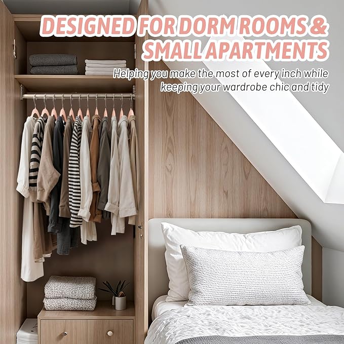 Premium Velvet Shirt Hangers 30 Pack, Non-Slip 360° Swivel Hook Space-Saving - Image 6