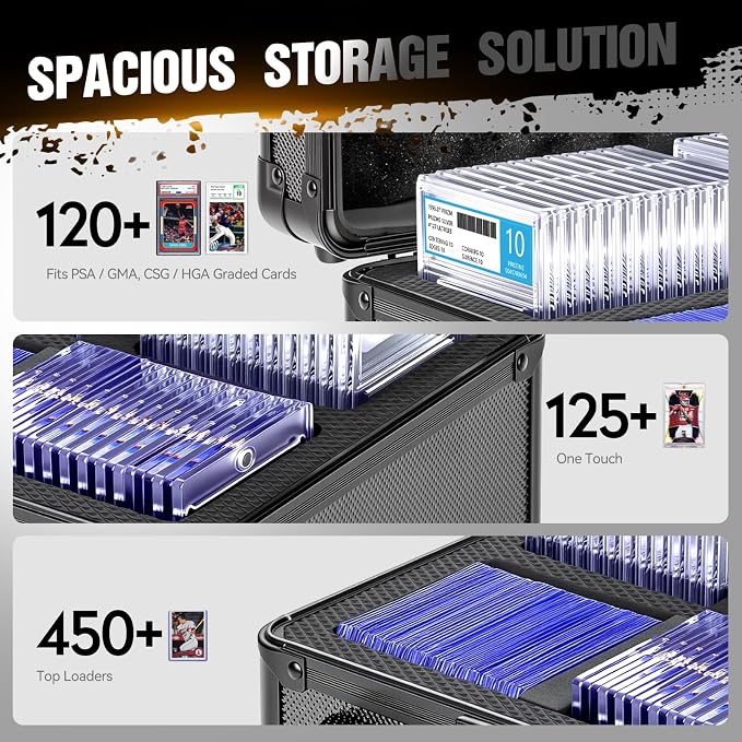 Graded Card Storage Box, Top Loader Boxes, Sports Trading Card Storage Case - Image 2