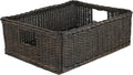 The Basket Lady Under the Bed/Basic Wicker Storage Basket, 22 in L x 16.5 in W by TheBasketLady