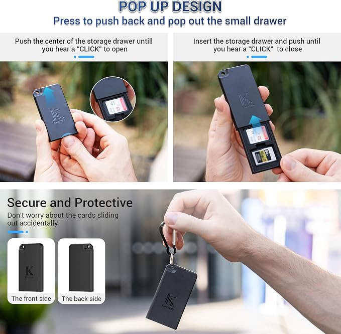Pop-up Small Memory Card Case Holder - Image 3