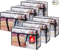 Lifewit 6 Pack Clear Clothes Storage Bags, 60L Plastic Blanket Storage Bag by Lifewit