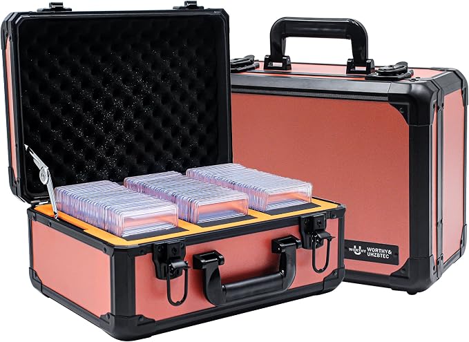 Graded Card Storage Box; Durable Sports, PSA Card Storage Case- Trading Card by UHZBTEC