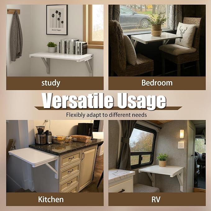 MM MELISEN Wall Mounted Folding Table - Image 5