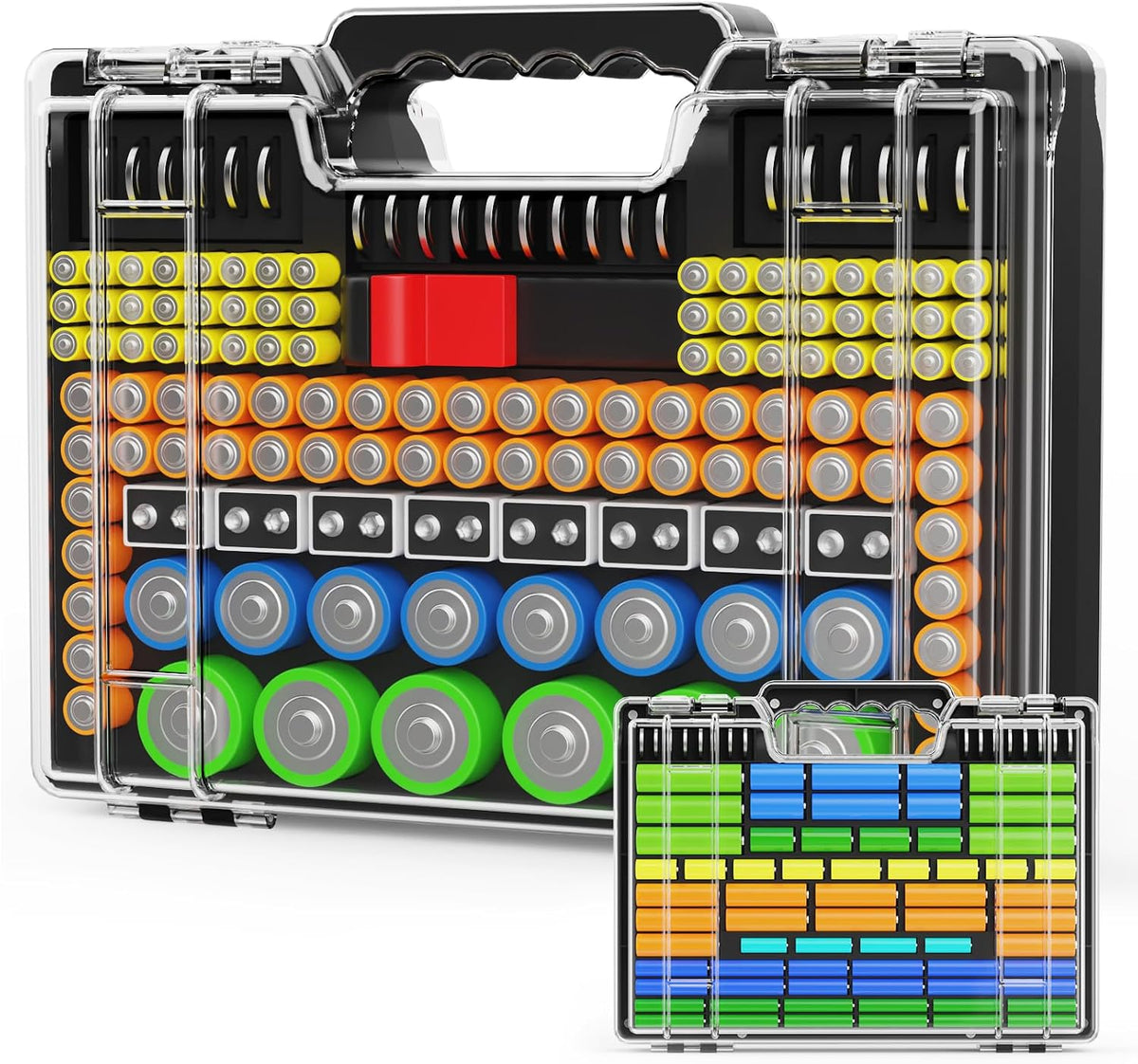 Battery Storage & Organizer Case with Tester