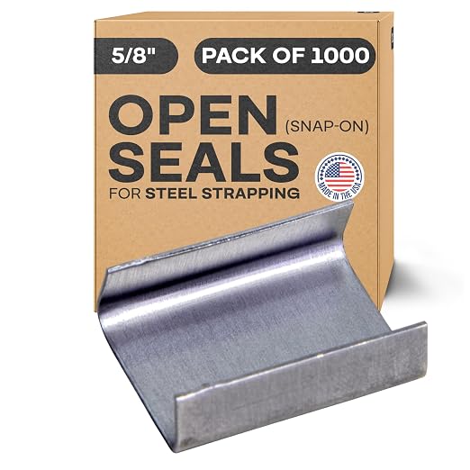 IDL Packaging Open Seals for 5/8" Strap Width Steel Strapping by IDLPackaging
