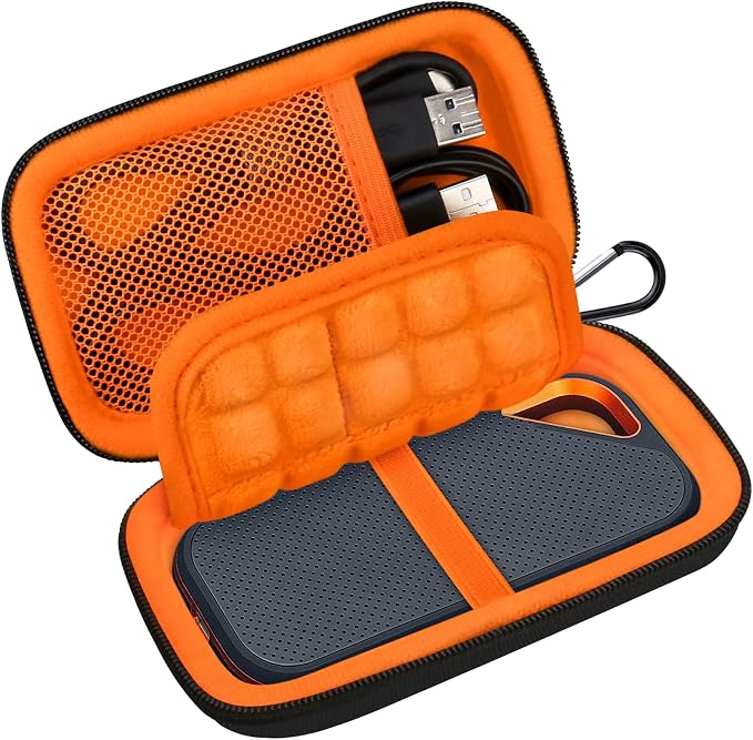 Lacdo Hard Carrying Case for SanDisk Extreme Pro/SanDisk Extreme Portable by Lacdo
