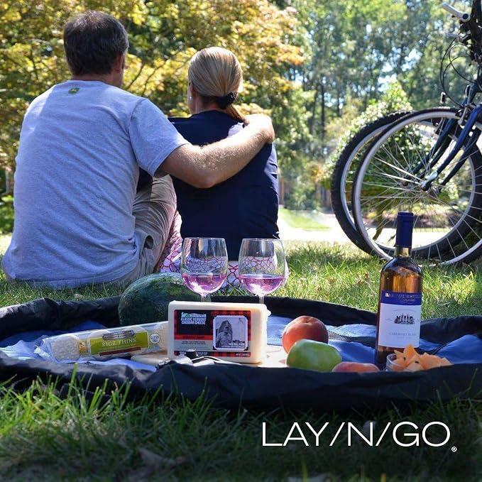 Lay-n-Go 2-in-1 Small Portable Drawstring Toys Storage Organizer and Play Mat - Image 8