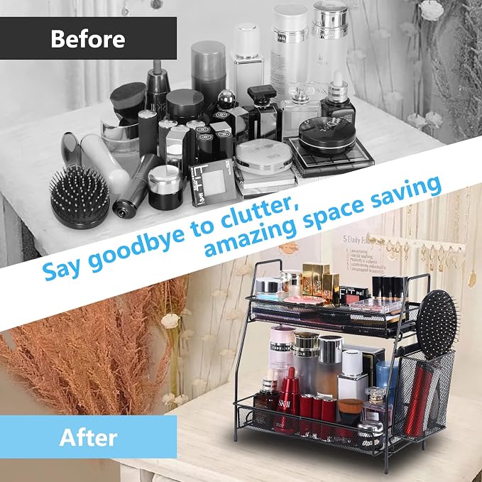LEMIKKLE Countertop Organizer for Bathroom Counter, The Organizer for Bedroom - Image 4