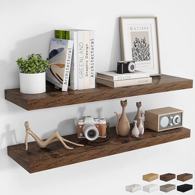 RICHFOCUS 40Inch Floating Shelves by Unknown