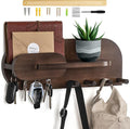 Solid Wood Mail and Key Holder for Wall Decorative Display by ParkwayHome