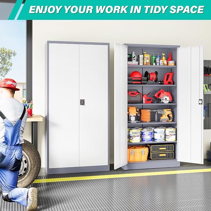 Wide & Deep Metal Storage Cabinet - Image 3