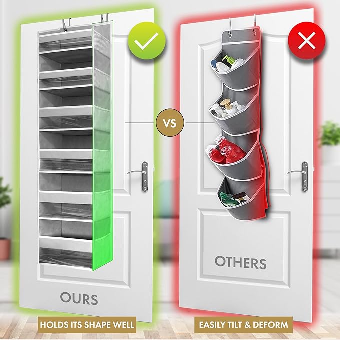 HOMELUX THEORY Over The Door Organizer Hanging - Image 4