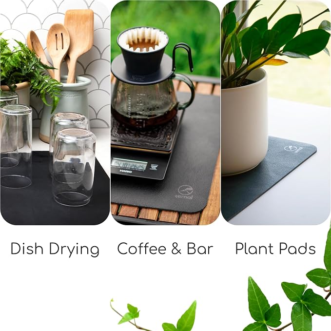 Ternal DripGuards Absorbent Counter Mat 2-Pack | Waterproof, Quick-Dry Coffee - Image 8