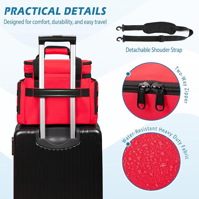 Medicine Organizer Bag with Insulated Pocket - Image 5