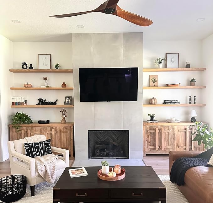 joelsantiques - 72 Inch Wooden Floating Shelves - Image 8