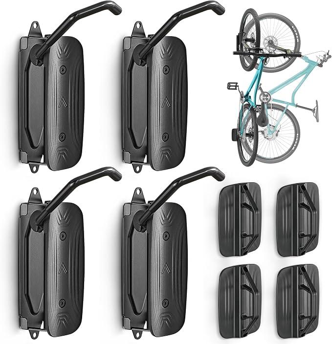 monTEK Swivel Bike Wall Mount, Bike Hangers - Image 2