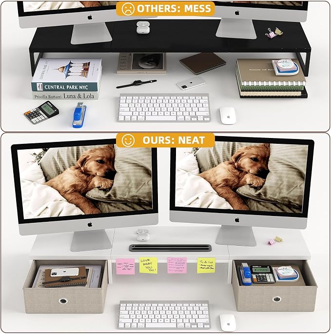 Mexin Dual Monitor Stand Riser - Image 4