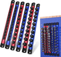 WORKPRO Magnetic Socket Organizer Set, 1/2" 3/8" 1/4" Drive Aluminum Alloy by WORKPRO