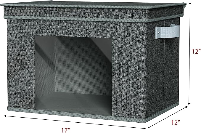 Univivi Foldable Fabric Storage Boxes Large Storage Bins - Image 2