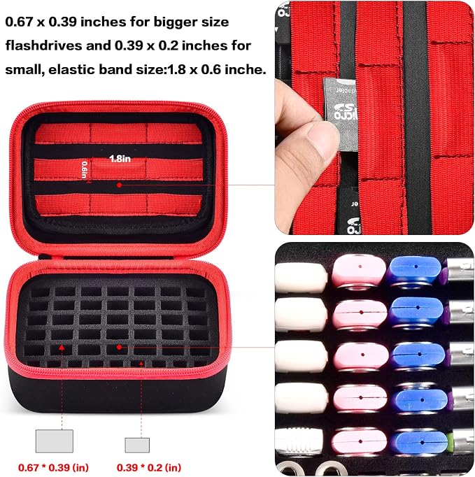 USB Flash Drive Case, Thumb Drive, Memory Card SD SDXC SDHC Card Holder - Image 2
