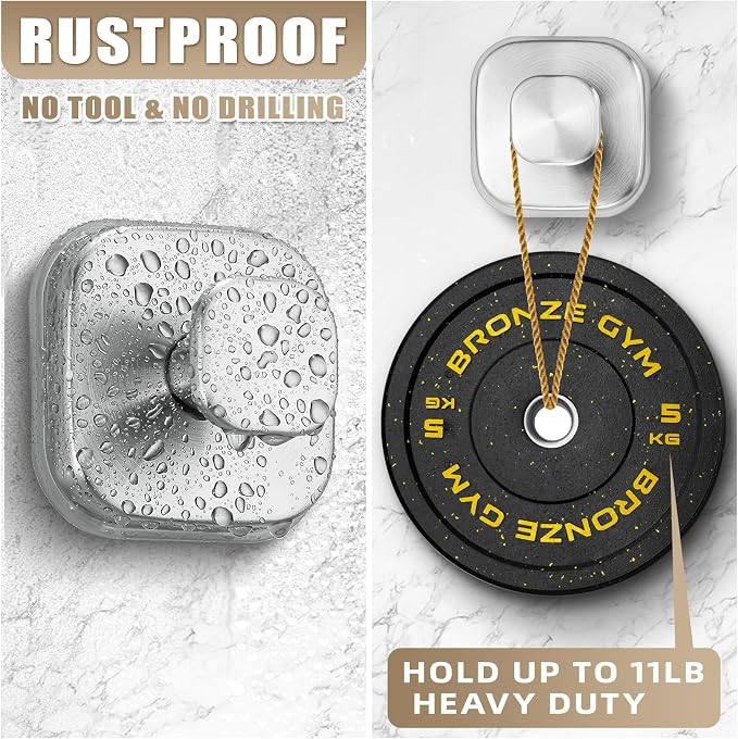 No-Drill Reusable Suction Cup Hooks, Coat Hook - Image 2