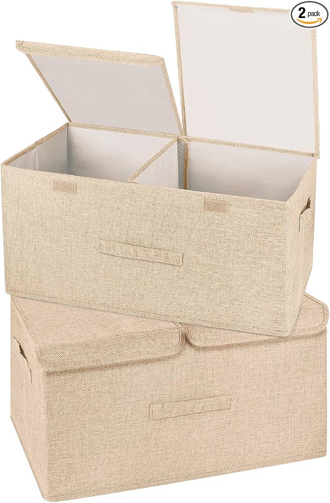2 Pack Large Storage Boxes by Unknown