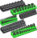 Magnetic Socket Organizer Holder Set For Tool Box Drawer, Toolbox